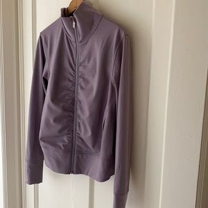 Lululemon lavender zip up jacket size 10